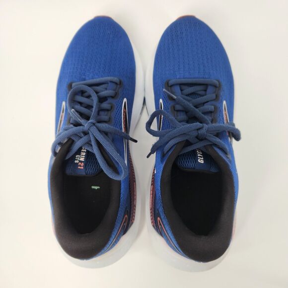Brooks Glycerin GTS 21 Shoes Womens Size 10 Blue Icy Pink Rose Running - Picture 8 of 10
